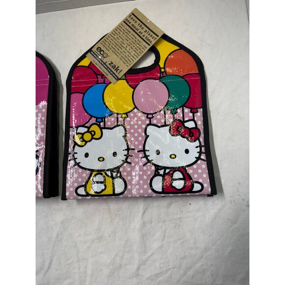 Hello Kitty by Zak Dura Sak Lunch bag Insulated Reusable Foldable Easy Clean NWT - Picture 6 of 12